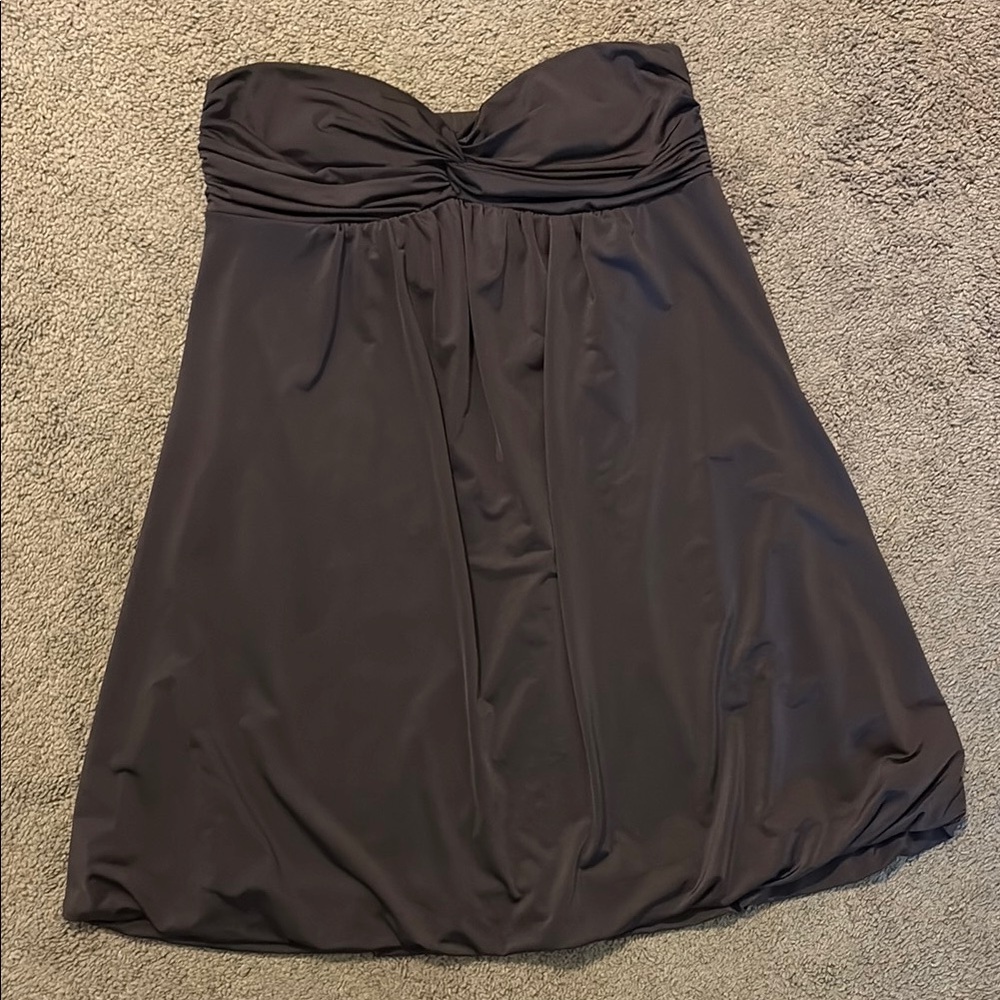 Miss Bisou Twist Front Strapless Dress Sz L